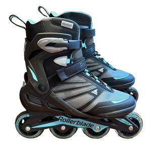 Rollerblade Zetrablade W Women’s Size 10 Inline Skates 80mm Black Blue